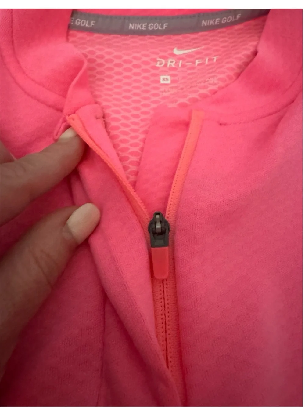 Nike Golf Hot Pink Dri-FIT Golf Top